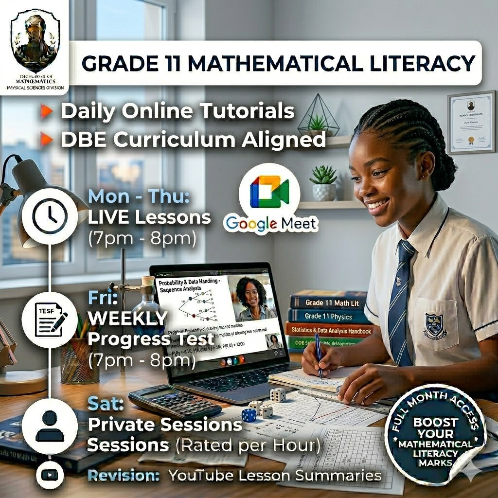 Grade 11 Math Literacy Extra lessons